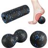 Collazoey 3 pezzi Peanut Massage Ball, Pallina Massaggio Muscolare | Per Alleviare La Colonna Vertebrale, Il Collo E La Schiena, Massaggio Dei Tessuti Profondi, Alleviare I Punti Trigger