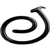 Ouch! Shots Ouch! Anal Snakes - Ass Snake Dildo 100CM - Black