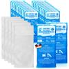 com-four® 25x Compressa riutilizzabile 29 x 12 cm con custodia in TNT | Impacchi caldi e freddi - cuscinetti refrigeranti con custodia - per microonde - Made in Germany