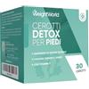 WeightWorld Cerotti Detox con Vitamina C, Aceto di Bambù, Tormalina, Chitosano, Destrina, Assenzio (Artemisia Absinthium) e Agaricus Blazei Murill, 30 Detox Patch, Applicazione Esterna Prima di Andare a Dormire