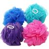 COM-FOUR® 4x Spugna da doccia, spugna da bagno colorate, spugna per corpo | spugna da massaggio [la selezione dei colori varia!]