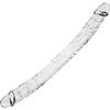 realGOOS ALIVE JELLY DILDO DOPPIO TRASPARENTE CM 38 X 4