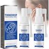 Giurui Tinnidrop Spray per sollievo da acufene, spray per sollievo dall'acufene, sollievo per acufene per orecchie che ronziano, allevia il disagio dell'orecchio, spray per la pulizia del cerume per