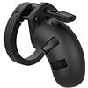 ManCage Shots ManCage - Model 20 Chastity Silicone Cock Cage 3.5 - Black