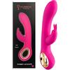 HUGBOX BUNNY Rabbit Vibrator 50 programmi, Vibratori Rabbit Clitorideo, Femmina, Stimolatore Clitorideo, G-Spot Vibrator, Giocattolo Sessuale Femminile. Orgasmi veloci e multipli
