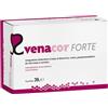 ESSECORE Venacor Forte 30 Compresse - Integratore per Gambe Leggere, Contro Gonfiore e Pesantezza - Con Diosmina, Centella Asiatica e Vite Rossa per il Microcircolo, Senza Glutine