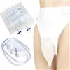 Bemonew Catetere esterno per donne orinatoio femminile indossabile in silicone per persone costrette a letto con cintura ad alta elasticità orinatoio portatile riutilizzabile per donne con 2 sacchetti per pip