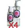 ECOBOLLE PROFUMATORI Diamante Fior di Loto per Bucato Super Concentrati - Confezione: 4 Flaconi da 100ml