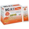 Mg.K Vis MG K Vis Magnesio e Potassio Senza Zucchero con Creatina, 30 Bustine | Integratore salino Zero Zuccheri, senza glutine e lattosio, per stanchezza e spossatezza. Gusto Arancia, Pool Pharma.