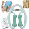 COZLOW Rullo anticellulite per il corpo con anello di fissaggio, Green Mist | Rullo Cozlow per braccia/gambe, sollievo dal dolore dei tessuti profondi, rilassante muscolare