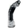 Dark Crystals by Mister B. DARK CRYSTAL Dennis Dildo Trasparente 35 X 7 cm.