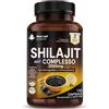 NEW LEAF PRODUCTS New Leaf Shilajit Himalayano Puro con Ashwagandha e Hericium 2000mg | con 60% di Acido Fulvico, Ashwagandha e Criniera di Leone, 120 Capsule Alta Concentrazione, Scorta 2 Mesi, Made in UK