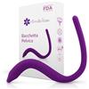 Intimate Rose Bacchetta Pelvica, Massaggiatore per Donna e Uomo | Silicone medicale, senza BPA e senza lattice. Doppia estremità per i trigger point del pavimento pelvico. Senza batterie.