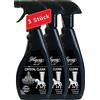 Hagerty Set di 3 detergenti per cristalli Crystal Clean, 500 ml, efficace lampadario, detergente spray per la pulizia e la cura dei candelabri in cristallo e metallo
