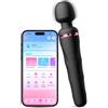 LOVENSE Domi 2 Vibratore Clitorideo, Massaggiatore a Bacchetta per Donna | Doppia testina rotante, Bluetooth a lunga distanza, motore discreto, ricarica USB e modalità multiple
