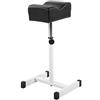 Dioche Chiodo Poggiapiedi, Poggiapiedi per Pedicure per Estetista, Supporto per Pedicure Professionale, Regolabile Altezza 38-57 cm, Colore: Nero