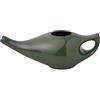 ANCIENTIMPEX Neti Pot in ceramica per la pulizia nasale - fatto a mano, durevole e lavabile in lavastoviglie, capacità 225 ml, verde elegante