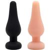 BONDAGERIE® Smooth Sensation Plug anale morbido, silicone medico, sexytoys per lui e per lei, vari colori Colore: Nero