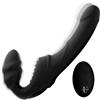 Strap U Vibratore Strap-on senza Ferretto Pro Rider - Nero - 380 g