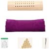 SXTYYH Set Moxa Box, Legno Massello Cuscino Cervicale Scatola Di Moxibustione for Torcicollo E Mani/Piedi Freddi Con Controllo Della Temperatura Rotante Durante Il Sonno(Set C)