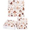 TNSLAND 40PCS Tovaglioli con Motivi Animali, Tovagliolis Monouso Festa adatti per Morbido Assorbente Matrimoni, Cucine, Case, Tovaglioli Tavola Primaverili ed Estivi, Decorazioni Stagionali, Picnic