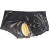 UnBra Donne in lattice sexy breve mutandine biancheria intima vagina partito ano ano cosplay sesso BB09 (M, nero)