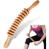 DAOZWUBGIH Rullo Massaggiatore in Legno per Anticellulite, Massaggio Muscolare per Gambe e Corpo, Strumento per Massaggio Miofasciale Anti Cellulite, Stomach Rolling Massager Tool
