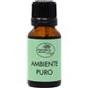 Leucosia Phytocosmetics Leucosia Ambiente Puro - Miscela di Oli Essenziali 100% Puri per Diffusori e Profumatori per Ambienti, Tea Tree Oil, Olio di Eucalipto, Menta, Cannella e Chiodi di Garofano - 15ml
