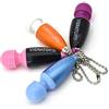 ELLENNE MINI VIBRATORE VAGINALE ANALE STIMOLA CLITORIDE PORTACHIAVI TASCABILE SEXY (Viola)