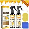 HOIDOKLY Spray lucidante per mobili in cera d'api naturale, aggiornamento 2024, spray per cera d'api naturale, cera d'api spray micro-molecolarizzata naturale, cera d'api originale per mobili, detergente spray