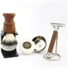Haryali London Kit da barba Uomo, regalo uomo set da 6 pezzi include rasoio di sicurezza, Vegano Pennello da Barba, support rasoio barba, Sapone da barba, Ciotola Barba e porta pennello da barba