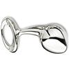 fetishclub NJOY Large Pure Plug - Plug Anale in Acciaio Inossidabile, Grande