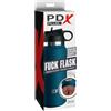 PDX Fuck Flask - Private Pleaser Brown/Blue 8,3x17,8 cm