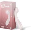 Satisfyer G-Force Dildo Vibratore per Punto G | Vibratori in Silicone | 50 Combinazioni di Vibrazioni | Sex Toys impermeabile (IPX7) | Sex Toy professionale | Colorazione Beige