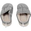 Semme Pantofola Riscaldata Elettrica USB Pantofole Riscaldanti USB in Peluche in PVC con Interno Morbido e Fondo Antiscivolo per L'uso Domestico o in Auto (Grigio)