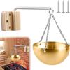 GBKDQQ Ciotola aromatica per sauna, 350 ml, in acciaio inox, con accessori per spa e benessere, ciotola per oli essenziali (accessori per sauna premium)