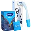 Durex Kit Jeans 27 Preservativi Easy-on (56mm) e Vibratore Vaginale Durex Play Ice-Breaker per Stimolazione Pungo G