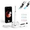 Bebird Pro Bebrid Pro - Pinzette per la rimozione della cera del condotto uditivo - Note5 Pro Wireless Cleaner Otoscopio con luce - Visual Ear Picker Scope con video - Kit di pulizia WiFi tramite app Bebird per