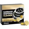 Generico Detergente per tritarifiuti e compresse deodoranti, potente pulitore naturale e deodorante per lavello, rimuove residui di cibo ostinati e accumuli di grasso, rimuove gli odori di scarico (1 box)