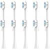 Generico Testine 10pcs, compatibile con Xiaomi, Mijia T302 T501 | testine di ricambio per spazzolino elettrico sonico, setole morbide