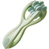 Generico Strumento Per Massaggio Con Rullo Manuale - 14X3.6X3.6CM 30G Digitopressione In Silicone ABS Portatile, Massaggiatore A Doppia, Massimo Dal Disagio Da Stress | Borsa Da Viaggio Portatile