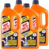 Wc Net Professional - Sturascarichi 5 Azioni in 1, Disgorgante Gel per Scarichi Professionale, con Agenti Salvatubi e Anticalcare, 1000 ml x 4 Confezioni