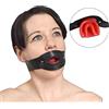 Honeylust Bavaglio Lattice superficie morso & lingua - Bondage BDSM Fetish | Cinghia regolabile - adatto a tutte le misure - Unisex, per sottomissione, sessioni Domina e giochi di ruolo