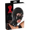 Latex Late X Maschera per la testa in lattice Nero