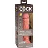 Pipedream King Cock 8 Vibrating Silicone Dual Density Cock Light 8 Pollici