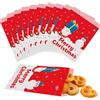 POPOYU 100 piccoli sacchetti di carta a righe per bambini, sacchetti di carta a righe per bambini, 12,7 x 17,8 cm, sacchetti di carta a righe per bambini, Halloween, Natale, Pasqua, matrimoni, buffet