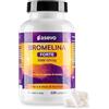 Asevo Bromelina Forte 5000 GDU - 120 Compresse Gastroprotette (Fino a 4 Mesi) - bromelina extra forte drenante, Contrasta Ritenzione Idrica e Inestetismi della Cellulite - Microcircolo e Pancia Piatta