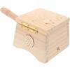 SEWOART Scatola per Moxibustione Portatile in Legno Fondo Piatto Resistente All'usura, Supporto Tradizionale per Bastoncini di Moxa Utile per Massaggio a Casa in Viaggio