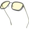 Gunnar Occhiali da gioco e per computer-Fallout Vault 33-Colore montatura: Gunmetal-Olive-Occhiali bloccanti la luce blu