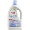 Klar Clear Eco Sensitive - Detergente universale, 1,5 l, senza profumo, 33 lavaggi, per chi soffre di allergie, vegan